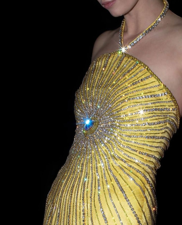 Robe de soirée courte en mousseline de soie, luxueuse et brillante, jaune, avec perles, pour anniversaire, cocktail, NV4657