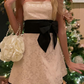 Robe de soirée courte en dentelle, couleur champagne clair, à épaules dénudées, robe d'anniversaire, robe nv3429
