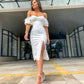 Robe d'anniversaire courte à double sens, simple et blanche, robe de bal, robe de soirée, nv2192