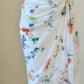 NiceVestidos--Fresh Art Style：Floral Chiffon Waist - Cinched Sleeveless Floor - Length Creative Evening Dress NV5811