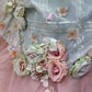 Pink Floral Tulle Floor-Length Ball Gown nv5172