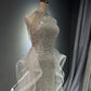 Glänzendes langes Tüll-Ballkleid NV6628
