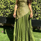 NiceVestidos – Vintage-Blumenmuster, modisch, elegant, langes Satin-Ballkleid, Abschlusskleid NV5852