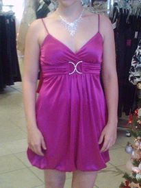 Robe de bal courte en satin bleu, simple et élégante, robe de soirée, robe de retour, nv3637