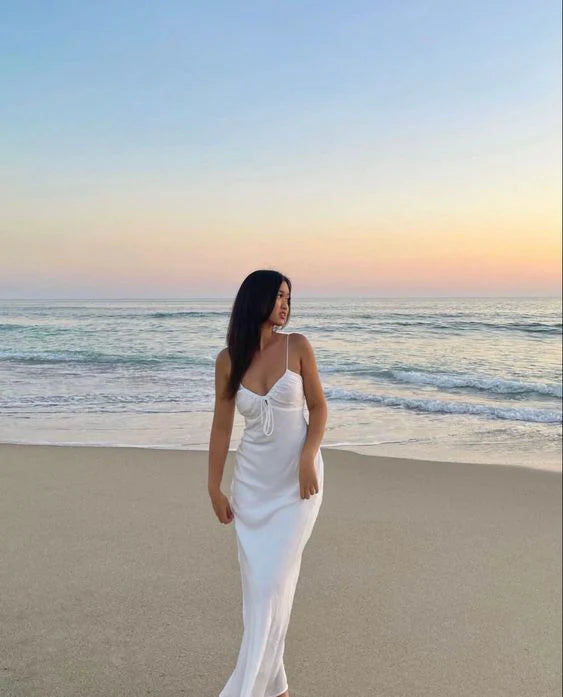 Meerjungfrau-Ballkleid, weißes Abendkleid nv1655