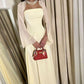 Schlichtes langes elegantes Abendkleid Ballkleid nv2031