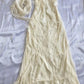 Light Yellow Spaghetti Strap A-Line Chiffon prom dress Evening Dress nv1883