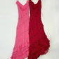 NiceVestidos – Rosa geblümtes, kurzes/mittellanges Homecoming-Kleid mit Rüschen, NV5717