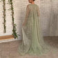 Women's Tulle Prom Dresses with Cape Party Dress with Side Slit nv1573
