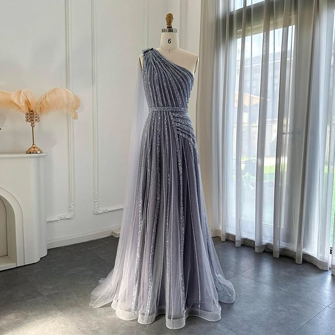 Grün/Lila/Gelb Lange Ballkleider Einzigartige Glänzende Ballkleider Funkelnde Abendkleider nv123