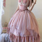 Pink Elegant Sweet Long Velvet Ball Gown Evening Dress nv2947