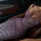 Robe de bal sirène fuchsia à bretelles spaghetti et strass nv5326