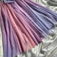 NiceVestidos – Gradient Homecoming-Kleid, Lila, Rosa, modisch, Gradient, exquisites Blumenmuster, kurzes Chiffon-Blumenfeenkleid, Elfenkleid, Nv5582