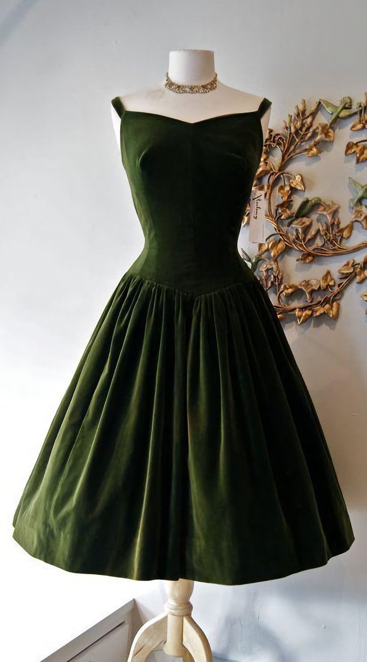 Robe de soirée longue en velours, élégante et vintage, rouge/vert foncé, simple, robe de bal, robe de soirée, robe de soirée, nv3382