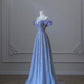 Hellviolett Glänzend Elegant Herzförmiger Ausschnitt Lang Tüll Pailletten Ballkleid Abendkleid Partykleid nv3782