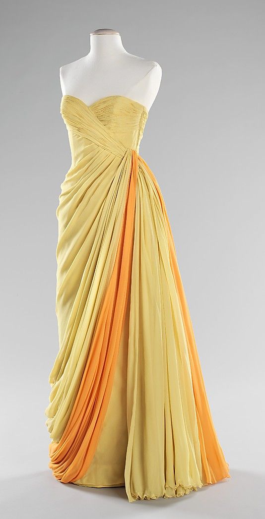 Robe de soirée longue en tulle, élégante et tendance, sans bretelles, jaune, nv3597