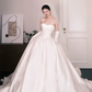 Strapless Sweetheart Satin Ballgown Bridal Wedding Dress  NV7339