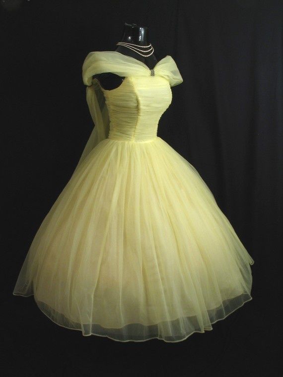 Gelbes, modisches, süßes, kurzes Ballkleid aus Tüll, Homecoming-Kleid, Partykleid, nv3055