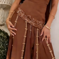 NiceVestidos - Robe de bal longue en mousseline de soie, élégante et tendance, dégradé noir/marron, style rétro, avec perles florales exquises, NV5853