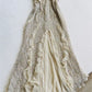 Robe de soirée longue en mousseline de soie, couleur champagne, élégante, exquise, à paillettes, sexy, fendue, robe de bal, robe de fête d'anniversaire, nv3731