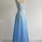 NiceVestidos-Blau und weiß exquisite floral mode gradienten tube top lange bodenlange ballkleid abschluss kleid nv5523