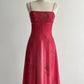 Robe de soirée longue en tulle, élégante et élégante, avec broderies et perles, bretelles spaghetti, rouge, nv3980