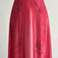 Robe de soirée longue en tulle, élégante et élégante, avec broderies et perles, bretelles spaghetti, rouge, nv3980