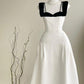 White simple elegant long ball gown evening dress party dress nv3546