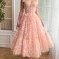 3D Schmetterlingskleid Rosette Korsettkleid Süßes A-Linien Ballkleid nv1676