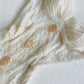 Robe de soirée longue en dentelle, style vintage, élégante et raffinée, avec perles, style ivoire, nv3566