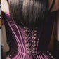 Robe de soirée longue en satin cerise, style rétro, corset, robe de bal, robe de soirée, sexy et élégante, nv5062