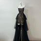 NiceVestidos - Schwarzes, exquisites, langes Ballkleid aus Spitze, Nv5622