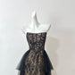NiceVestidos - Schwarzes, exquisites, langes Ballkleid aus Spitze, Nv5622