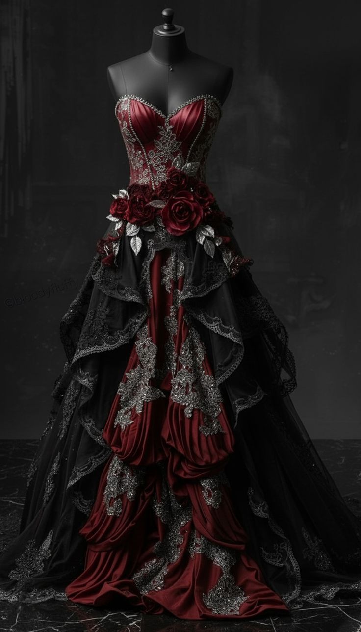 NiceVestidos – Vintage-Vampir-Ballkleid NV6018
