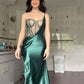 Green fashion sexy see-through slim long bustier dress evening dress wedding guest dress prom dress party dress nv2616