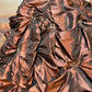 Brown Vintage Elegant Vintage Fashion Romantic Exquisite Beaded Floral Long Floor Length Satin Ball Gown Evening Gown Prom Gown nv4077