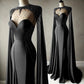 Robe de soirée longue en satin bleu foncé, magnifique, brillante, élégante, sexy, longueur au sol, style sirène, fendue, robe de bal, nv5126