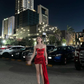 Robe d'anniversaire simple, élégante et fine, sans bretelles, rouge, robe de soirée, robe de bal, robe de soirée, nv2328