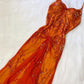 Orange Vintage Exquisite Beaded Strapless Spaghetti Strap Applique Long Elegant Ball Gown Party Dress Evening Dress Prom Dress nv3263