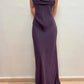 NiceVestidos -- Ärmelloses, bodenlanges Abendkleid aus lila/olivgrünem Chiffon im Feenstil NV5776