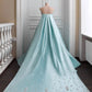 NiceVestidos-_❄️Robe bleue luxueuse et somptueuse ornée de perles, robe élégante, robe de fée bleu glacier, robe divine de princesse, robe de soirée NV6092