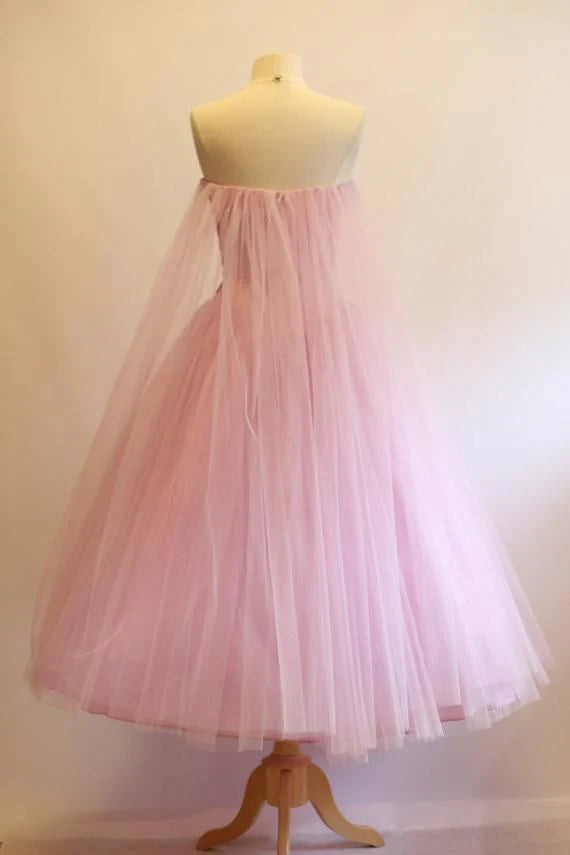 Süßes rosa Ballkleid, herzförmiger Ausschnitt, Geburtstagskleid, Retro-Heimkehrkleid, NV2135