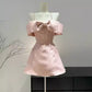 Schlichtes rosa Satin-Geburtstagskleid A-Linie Spaghettiträger Abendkleid Homecoming-Kleid nv2070