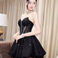 Robe de soirée courte noire magnifique et tendance, robe de bal, robe de soirée nv2437