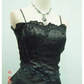 Green/Black Elegant Vintage Fashion A-line Sweetheart Tulle Floor Length Formal Evening Gown Ball Gown nv3859