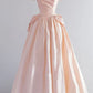 Pink 3D Floral Retro Elegant A-Line Off-the-shoulder Long Ball Gown Evening Dress nv2942