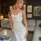 Ivory Chic Fashion Backless Long Prom Dress Evening Dress Birthday Holiday Party Dress nv3196