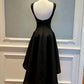 Red background dress, large skirt, short front and long back, birthday dress, party dress NV6594
