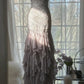 Elegant Purple Spaghetti Strap Applique Bodycon Backless Evening Dress Chiffon Sequin Long Ball Gown Party Dress nv4111