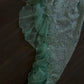 Mintgrün Süßes Spaghettiträger Kurzes Chiffon Homecoming Kleid Spitze Partykleid nv4270